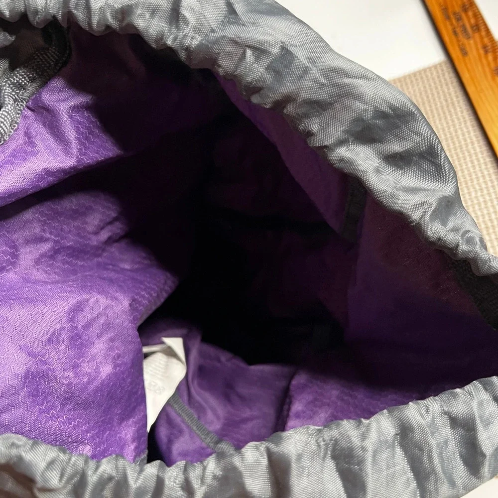 Regatta Great Outdoors 25L Packable Backpack Purple Honeycomb Ripstop Daypack